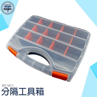 利器五金 SB15 收納 透明工具箱 手工具 釣具盒 手提 零件盒