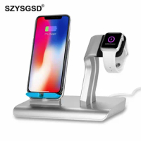 Universal Wireless Charger Base for iPhone X XS Max 8 8 Plus QI Charger stand for Apple iPhone Watch Charging Holder 10W