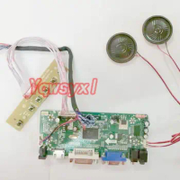 Yqwsyxl Control Board Monitor With speaker Kit for LTN156AT35 HDMI+DVI+VGA LCD LED screen Controller Board Driver