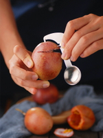 開百香果神器刀不銹鋼勺子單獨包裝 家用多功能水果雞蛋果開果器
