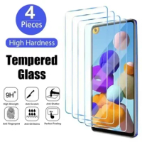 4PCS Tempered Glass For Samsung Galaxy A14 A54 A53 A13 A33 A34 A52S 5G Screen Protector For Samsung A52 A73 A21S A51 A72 Glass