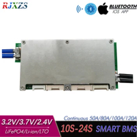 10-24S 50A/80A/100A/120A LTO BMS/PCM/PCB Battery Protection Board For 24 Pack 18650 Li-ion Battery C