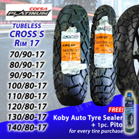 CORSA Cross S Platinum RIM 17 Tubeless Tires ( 70/90-17 , 80/90-17 ,  90/90-17 , 100/80-17 , 110/80-