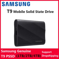 SAMSUNG Original T9 SSD 1/2/4TB USB 3.2 Gen 2x2 External Solid State Drive Seq Read Speeds Up to 2,000MB/s Generic MU-PG4T0B/AM