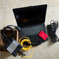 ICOM Next USB Wifi Connect Auto Diagnostic Tool Scanenr V06.2024 Software D 4.47 P 3.72 Expert Mode with Laptop I5 CPU 8G CF53