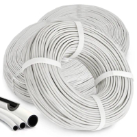 1/8'' 1/4'' 3/8'' 2-Layer Black Inside White Outside PVC Hose 5-100M for Garden Plants Irrigation Pipe Micro Drip Watering Tube