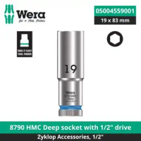 Wera 05004559001 - Mata Sock Deep Metric Hex 1/2\ Drive 19.0 x 83 mm Wera Tools"