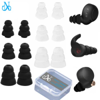Soft Eartips for Beats Fit Pro,Sony WF-C500 WF-1000XM4 WF-1000XM3 Three Flange Ear Tips Noise Reduce (Not fit in charge case)