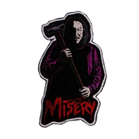 4.5'' Misery Embroidered iron on and sew on Patch Horror Movie Annie Wilkes Sledge Hammer Stephen King