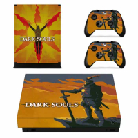 Dark Souls Skin Sticker Decal Cover for Xbox One X Console and 2 Controllers skins Vinyl