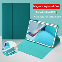 【Only Case】Keyboard Case For Huawei Matepad 10.4 2022 T10S T10 Pro 10.8 Matepad 11 M6 10.8 PU Leather Cover With Pencil Holder