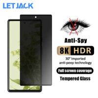 Full Cover Anti-spy Tempered Glass for Google Pixel 7A 6A 5A 4A 3A Privacy Film for Google Pixel 7 6 5 4 3 2 XL Screen Protector