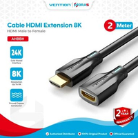 Vention Kabel HDMI 2.1 Extension Ultra HD 8K 4K FHD HDR HDMI Male to Female HDMI Extension Cable 2M 