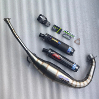 Knalpot Suzuki RGR kolong Stainless Silincer Carbon Plain Doff & Catur Glossy Winspeed Performance