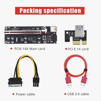 PCI-E PCIE Riser Card 009S Plus 006C VER018PRO 4-8-12 Kapasitor 009s Plus/8Kapasitor