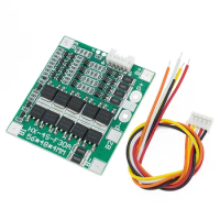 New Arrival 4S 30A 14.8V Li-ion Lithium 18650 Battery BMS Packs PCB Protection Board Balance Integrated Circuits