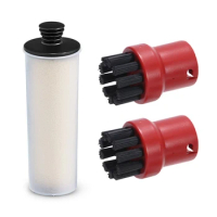 For Karcher SC2 SC3 Descaling Stick + Red Round Brushx2 Compatible With For Karcher SC 3 Easyfix Steam Cleaner