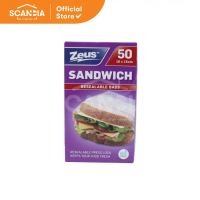 SCANDIA Ziplock Sandwich Bags Press Lock 50PK (BC0661)
