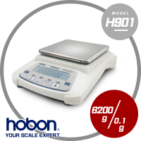 【HOBON】H901專業型高精密電子天平(6200g/0.1g 無防風罩款)