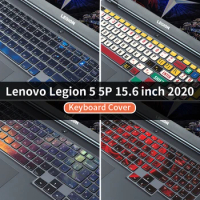 Laptop Keyboard Cover Compatible with 2024/2023/2022 Lenovo Legion Pro 5/7 Legion Slim 5/7 Colorful Silicone Keyboard Film