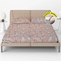 Sprei Sudut Karet Uk 90x200x10 120x200x10 145x200x10 Set Sarban Sargul Bahan Katun Mikro CAMELIA SET