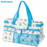 日本直送 哆啦A夢可背式保冷袋 環保袋 購物籃保鮮袋  可手提可背 大容量