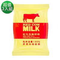 【紅牛】 全脂牛奶粉1kgx3袋入