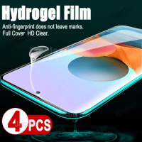 4pcs Hydrogel Film For Xiaomi Redmi Note 10 T 10T 5G 10S 9 S 9S Pro Max Screen Protector For Note 10Pro 9Pro Note10T Note9S 5 G