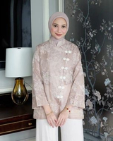 Blouse Cheongsam By Sarah The Label XL/XXL Rosewood