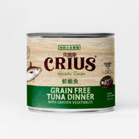 【CRIUS 克瑞斯】全齡貓罐 天然紐西蘭 低敏無穀 單一純肉 主食罐 鮮鮪魚 175G (24罐)