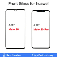 High quality Front Outer Glass Lens Touch Panel Cover Replacement For Huawei MATE 20 Lite Mate 20 Pro Mate20 Front Screen Lens