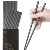 Chopsticks Reusable Glass Fiber Food Sticks Japanese Chinese Korean Suitable for Food and Cooking All In A Gift Box