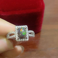 Nhẫn Opal có thể điều chỉnh size