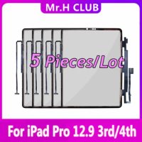 5 Pcs Touch Screen With OCA For iPad Pro 12.9" 3rd 4th Gen A1876 A1895 A2014 A1983/A2229 A2069 A2232 A2233 Front Outer Glass