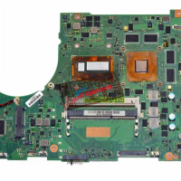 Original FOR Asus Q550LF Laptop Motherboard WITH i7-4500U CPU 60NB0230-MBB110 fully tested