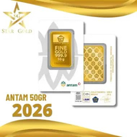 Antam Logam Mulia 50 Gram CertiEye 2026