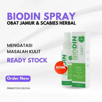 BIODIN Spray 100 ml - Solusi Alami untuk Mengatasi Penyakit Kulit pada Hewan Peliharaan