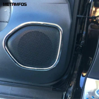 For Nissan Serena 2016-2020 2021 Chrome Door Loudspeaker Sound Audio Speaker Cover Trim Molding Interior Accessories Car Styling