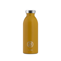 義大利 24Bottles 不鏽鋼雙層 保溫瓶 500ml - 銀杏黃