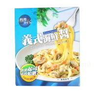 聯夏 義式海鮮醬140g【康鄰超市】