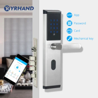 TTlock app WiFi Digital Electronic Smart Door Lock , Smart Home Intelligent Bluetooth keypad Password Door Lock