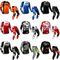 Dirt MoFox Motorcycle Jersey Pants 180 360 MX Combo Motocross Gear Set Moto Enduro ATV Outfit Equipment Dirtbike Suit for Adult
