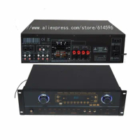 Amplifier Karaoke Mixer Professional Digital Karaoke Amplifier With MP3 Recorder /Player Power amplifier audio DJ Bluetooth