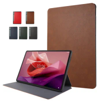 For Lenovo Xiaoxin Pad Pro 12 7 Case Leather Stand Flip Cover For Lenovo P12 12.7 Case For Xiaoxin New Pad Pro 12 7 Cover Coque