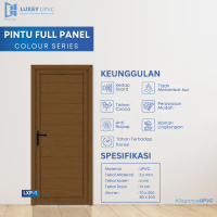1 SET PINTU + KUSEN UPVC FULL PANEL PREMIUM