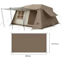 TENDA NATUREHIKE CNH22ZP004 VILLAGE 13 TENDA CAMPING KAPASITAS 5-8 ORG village+mat