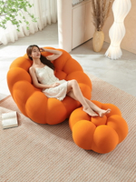 開發票 羅奇堡泡泡定型棉沙發bubble網紅設計師懶人現代弧形足球沙發椅 快速出貨