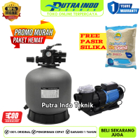 Pompa Kolam Renang STP-75 3/4HP Paket Pompa Kolam Filter Emaux V350