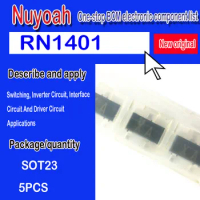 RN1401 package SOT-23 with damping NPN SMD triode XA new original spot Switching, Inverter Circuit, Interface Circuit 5PCS