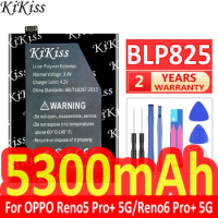 5300mAh KiKiss Powerful Battery BLP825 For OPPO Reno 5/6 Pro+ reno6 pro+ reno5 pro+ 5G